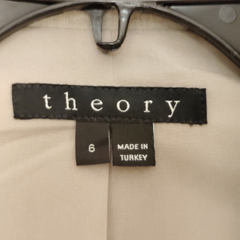 Theory Light Beige Women's Blazer and Pants Set - Picture 5 of 14